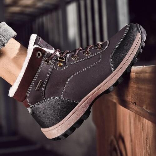 De fashion 2020 zapatos men black informales leather spring causal shoes Casual flat man for sapato sports new Mens boots sport