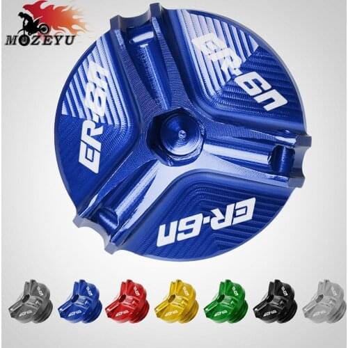For KAWASAKI ER 6N ER6N ER-6N 2006-2016 2007 2008 CNC Aluminum Motorcycle Accessories Oil Cap Fuel Tank Oil Cover Engine Oil CUP