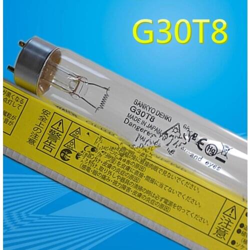 For SANKYO Disinfection Lamp Bulb G4T5 G6T5 G8T5 G10T8 G15T8 G20T10 G30T8 UV-C 16-20W