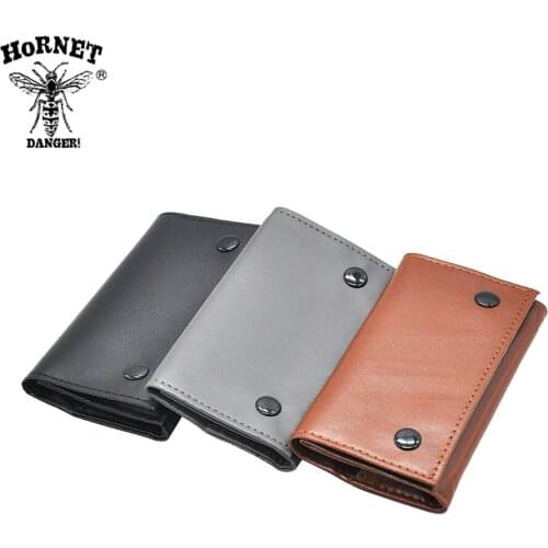 Artificial Leather Tobacco Pouch Pipe Cigarette Holder With 78mm Paper Holder Portable Wallet Bag Smoking Accessories