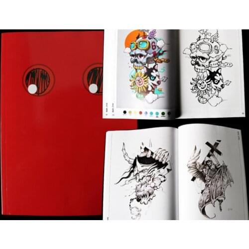 Fashion Cartoon Pop Figure Social Monkey Elephant Cat Dragon Animal Tattoo Book