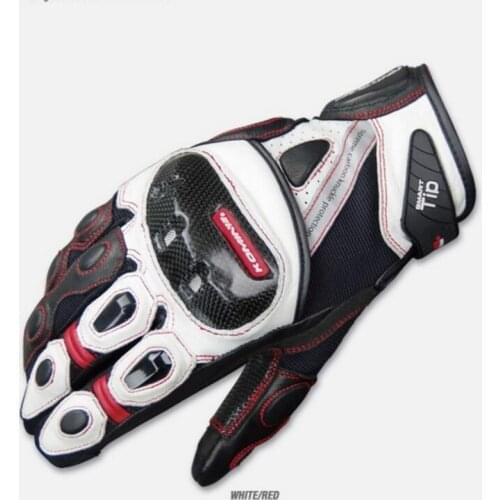 Motorcycle Carbon Fiber Komine GK-160 riding anti-wrestling Gloves Knight Gloves short-circuit racing gloves