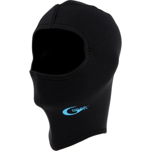 Neoprene Scuba Dive Wetsuit Snorkeling Bib Hood Surfing Swimming Cap 3MM for Women Men