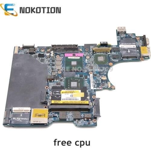 NOKOTION CN-0K543N 0K543N K543N JBL01 LA-3806P Mainboard For Dell Latitude E6400 Laptop Motherboard Quadro NVS 160M 256MB gpu
