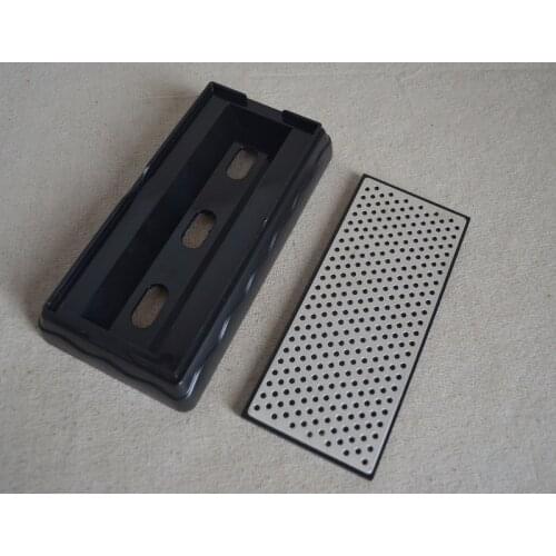 New 400# 1000# Diamond sharpener outdoor knife double faced whetstone Sharpening with Base