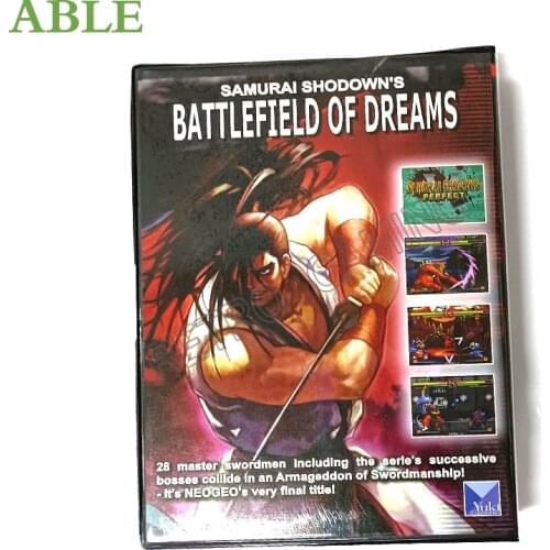 NEW NEOGEO AES Samurai shodown v Game Cartridge jamma cd and ShockBox for SNK NEO GEO Console