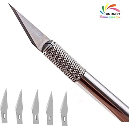 Scrapbooking Carving Knife Cradmaking Precision Cutting Hobby Knife Paper Carving Craft Pottery Clay Sculpture Ceramics Tools