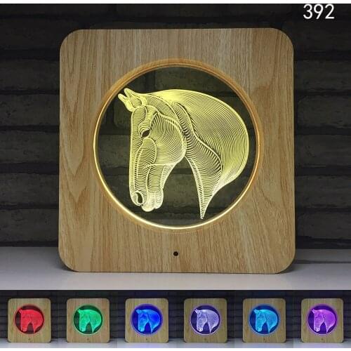 Boy Girl Birthday Gift New Kirin Novelty Electronic Gift USB Touch Sensitive LED Color Night Light
