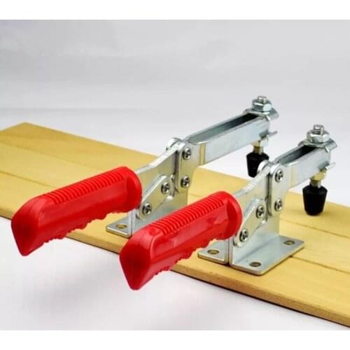 Woodworking Clamping Degree 227kg / 200kg / 100kg Horizontal Clamp Welding Workpiece Fixture Clamps For Woodworking