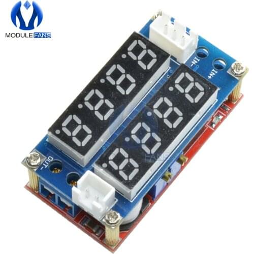 CC CV Max 5A Adjustable Step Down Receiver Charge Digital Voltmeter Ammeter Display LED Driver for Arduino Non-isolated Module