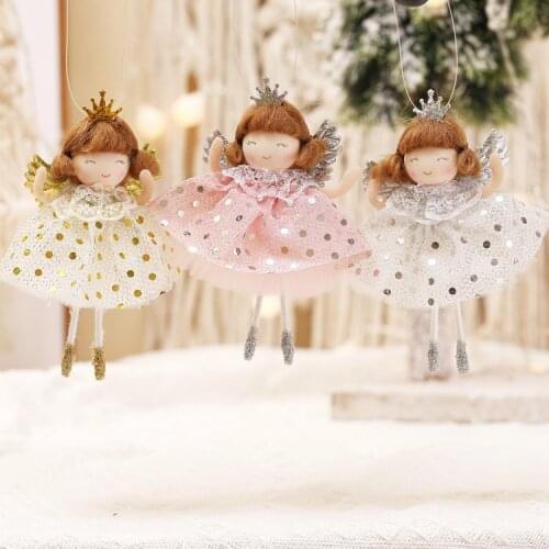 Christmas Elf Angel Doll Christmas Tree Hanging Ornaments Pendant New Year 2022 Decor Christmas Decoration Noel Decoration 2021