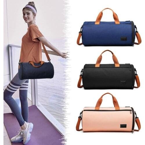 Sports Gym Bag Waterproof Sports Bags For Men Fitness Women Yoga Training Handbag With Shoe Compartment Travel Fitness Training