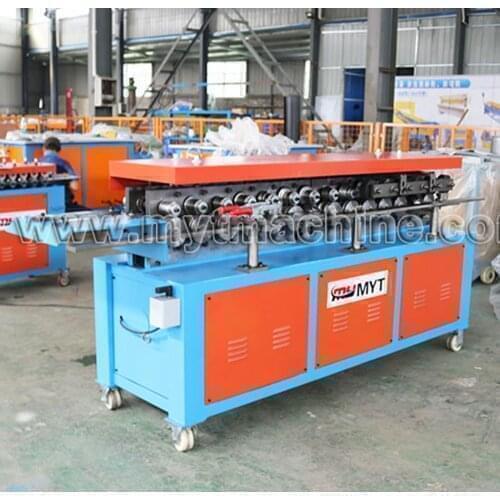 T12 Galvanized Sheet Metal Air Duct Tdf Flange Roll Forming Machine For Ventilation Duct