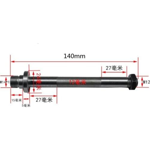 M14x1mm Woodworking lathe 50 65 chuck shaft Diameter 12 mm for Mini Lathe Chuck Cartridge