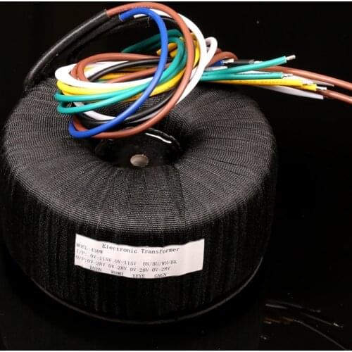 430W Black Cloth Toroid Transformer For NAP200 Amplifier 0-28V 0-28V 0-28V 0-28V