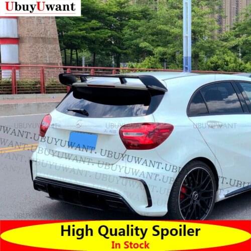 ABS Paint Black Red Color Rear Spoiler Wing For Mercedes Benz A Class W176 A160 A180 A200 A250 A45 AMG 5door Hatchback 2013-2018