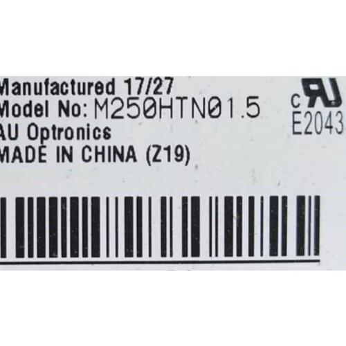 25 Inch LCD display Panel M250HTN01.5 M250HTN01.9 M250HTN01.1 screen