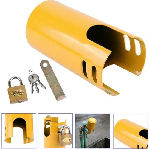 1 Set New Arrival Outdoor Faucet Lock Tap Outdoor Garden Tap Valve Padlock Protection Home Improvement Faucet Accessories