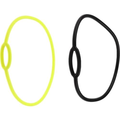 1 Pcs 65cm Silicone Regulator Necklace Diving Scuba Necklace Bungee Holder Water Sports Outdoor Recreation Diving Equipment