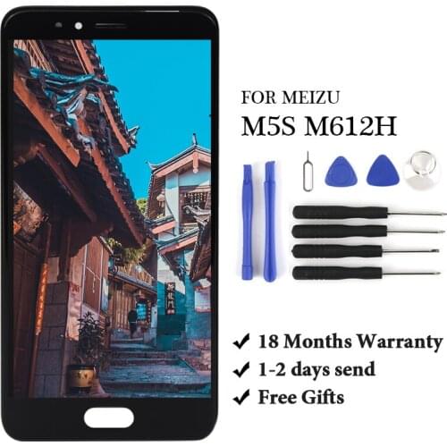 1pc LCD For Meizu M5S M612H LCD Display Touch Screen Digitizer Assembly For Meizu M5S M612H LCD Digiziter Display Aseembly