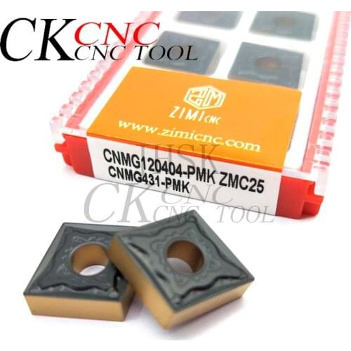 10pcs CNMG120404-PMK ZMC25 CNMG431 Carbide inserts External Turning Tools CNMG 120404 Cutting Tool CNC Lathe cutter tools
