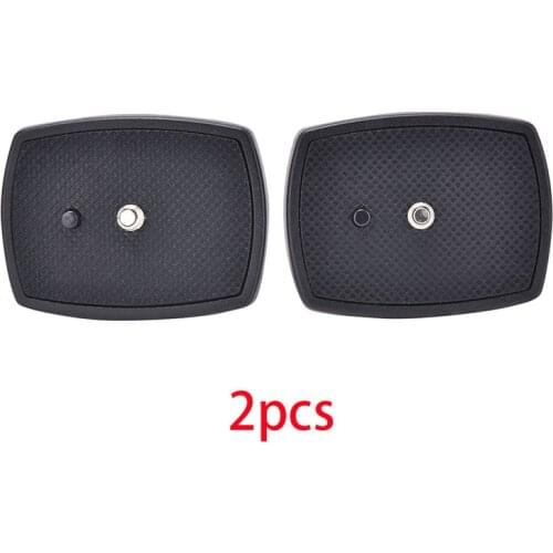 2pcs Universal Tripod Quick Release Plate Screw Adapter Mount Head DSLR Camera