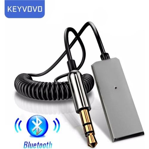 Aux Bluetooth Adapter Dongle Cable For Car 3.5mm Jack Bluetooth 5.0 Receiver Speaker Audio Music BT Transmitter Auto Hands-Free
