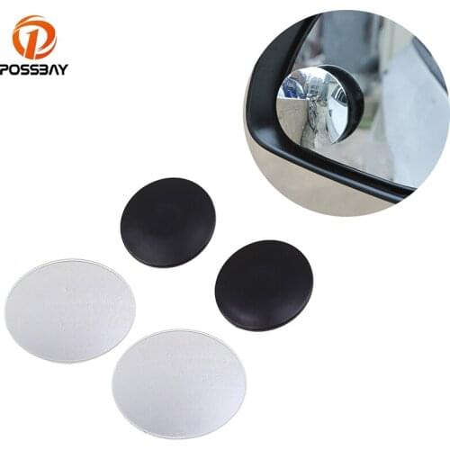 POSSBAY Auto Exterior Accessories Car Rear View Mirrors 360 Wide Angle Round Convex Blind Mirror Parking Mirrors