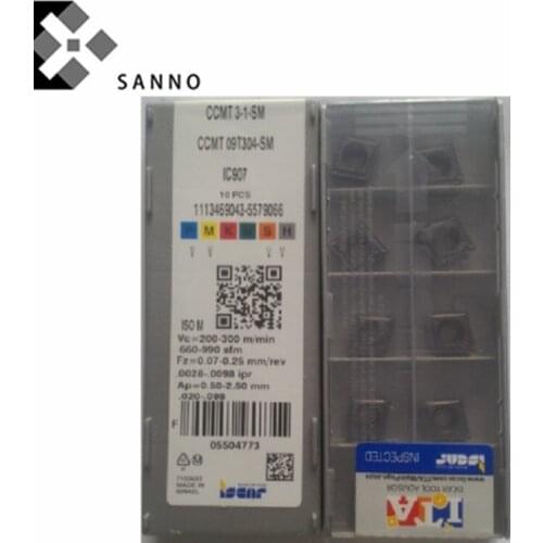 Free shipping! 50pcs/lots CCMT09T304-SM IC907 / CCMT09T308-SM IC907 cnc carbide turning inserts cutting tool blade carbide tips