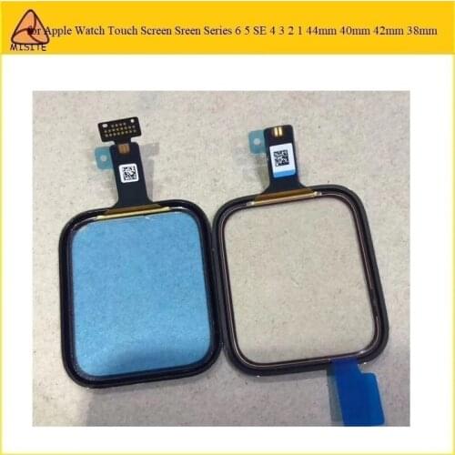 10Pcs Touch Screen Digitizer For Apple Watch Series 6 5 SE 4 3 2 1 S6 S5 S4 SE S3 S2 S1 LCD Front Glass Sensor Outer Panel Flex