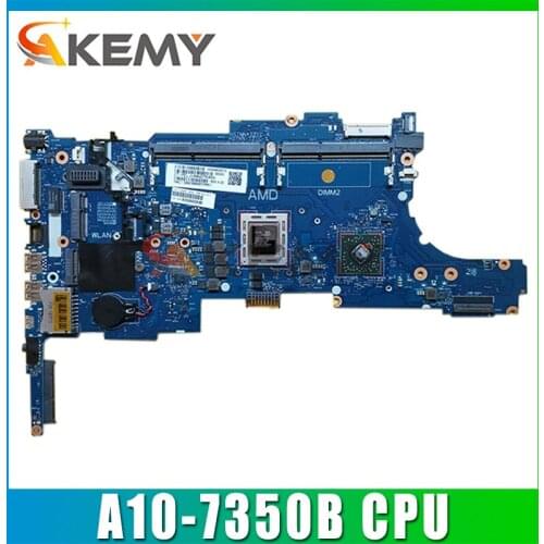 FOR HP 745 G2 Laptop Motherboard With A10-7350B CPU 768801-501 768801-001 6050A2644501-MB-A02 100% Tested Fast Ship