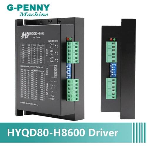 Nema 23 Nema34 CNC Stepper motor Driver H8600 24-70VDC, 20-50VAC Microstep 256, 2.0-7.0A stepping motor motion controller