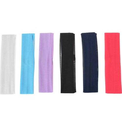 Women Girls Yoga Sports Sweatband Headband Elastic Hair Band Styling Tools