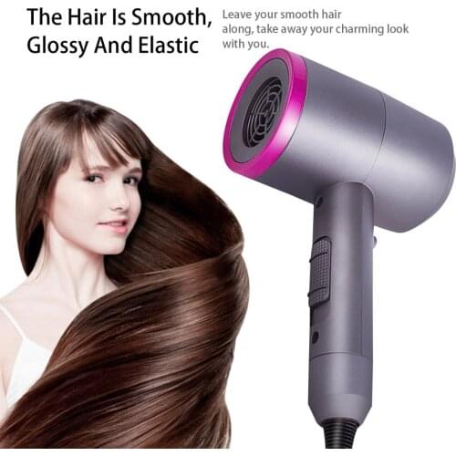 Hair Dryer Hot and Cold Wind with Diffuser Conditioning Powerful Hairdryer Motor Heat Constant Temperature Hair Care Blowdryer