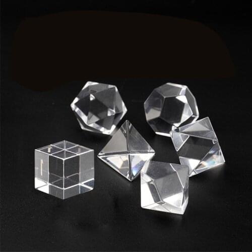 Crystal Gems Creative Polyhedron High-quality Raw Materials Exclusive Cutting Technology Game Dice Decoration Holiday Gifts