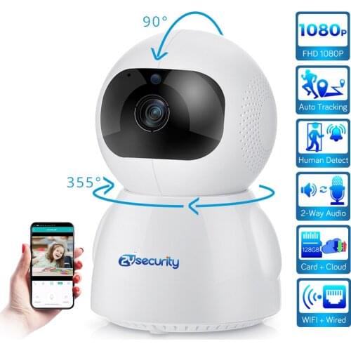 HD 1080P Cloud WiFi IP Camera AI Human Detect Auto Tracking Smart Wireless Home Security Camera CCTV Audio Video Surveillance