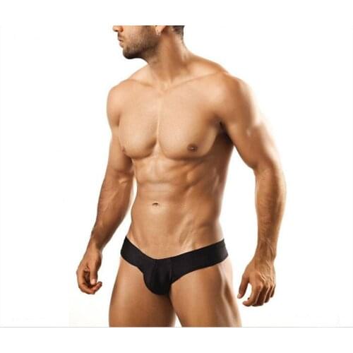 New mens elastic breathable draping mens low-waisted hip thong