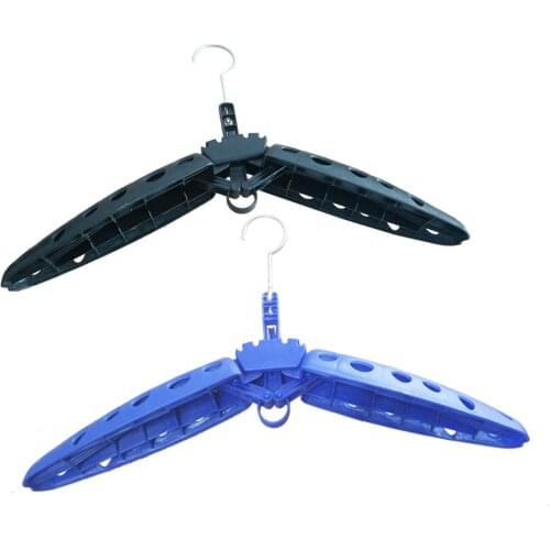 Portable Folding Hanger Holding BCD Multi-Purpose Snorkeling Wetsuit & Drysuit Folding Coat Outdoor Travel Storage Supplies