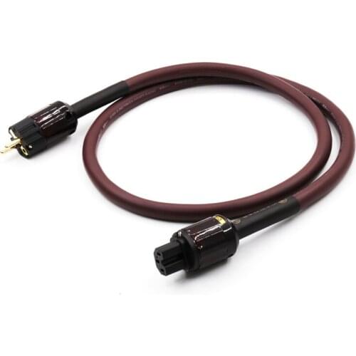 Hi-end golden reference AC power extension cord cable P-079E/C-079 EU version Connector Gold Plate