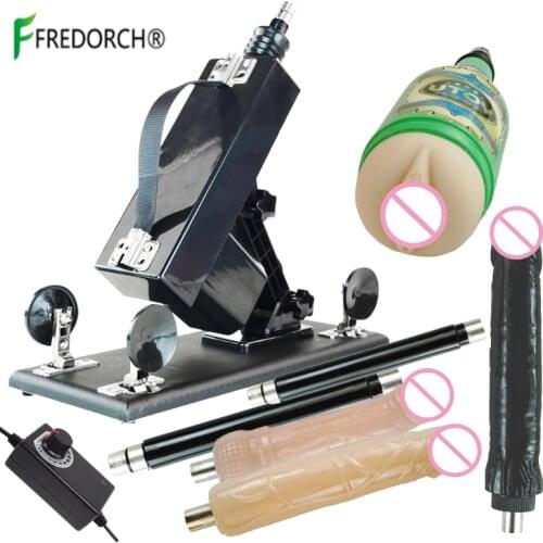Fredorch Sex Machine Toy for Women and Men with Attachments Adult Machine Thrusting Love Toys for Female Male Masturbation Cup