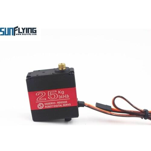 Robot servo DSSERVO-RDS3225 25kg Dc4.8-6.8v metal gear digital servo arduino servo for Robotic DIY