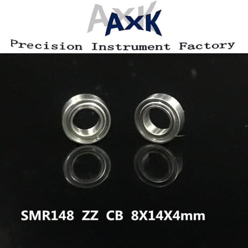 SMR148ZZ 8*14*4mm 8x14x4mm Metal Shields Bearings ABEC-7 Stainless Steel SMR148 ZZ Hybrid Ceramic Bearings CB LD A7 AXK