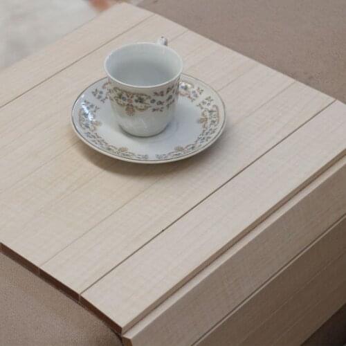 Modern Veronya Practical Home Office Bench Seat Edge Coffee table Portable Cream Color coffe table table basse