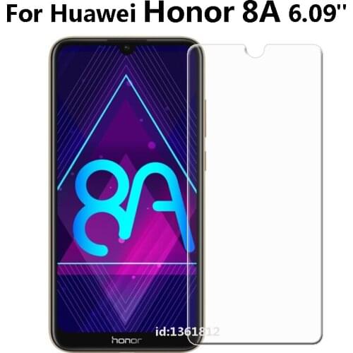 For Huawei Honor 8A Tempered Glass 9H High Quality Protective Film Explosion-proof Screen Protector For Huawei Honor 8 A 6.09"