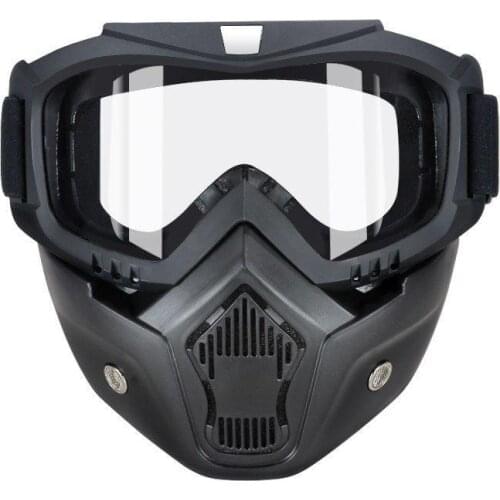 WonderlifeCycling face armor motorcycle protective cover windproof sand rider mask glasses anti-fog anti-poison welding