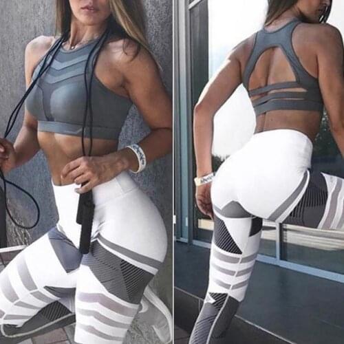 Women Running Gym Workouts Yoga Sport Breathable Stretch Sleeveless Vest Tank Top Fitness Sports Vests Mesh Sportswear