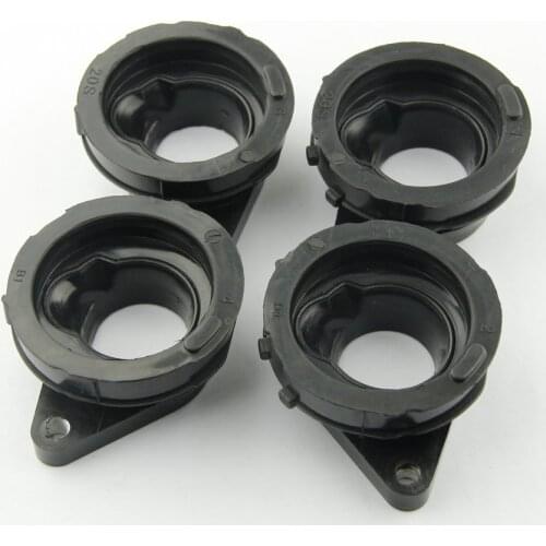 2pcs Motorcycle Carburetor Interface Manifold Intake Glue For Yamaha FZ6 FZ6R 2009 2010 2011 2012-2017 20S-13586-00 20S-13596-00