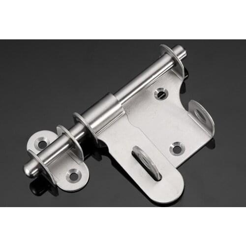 2pcs heavy-duty door latches with locks security door latches Stainless steel left and right latches security door latches