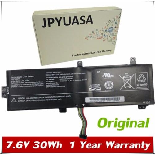 7XINbox 7.6V 30Wh 3816mAh Original L15L2PB4 Laptop Battery For Lenovo Ideapad 310 L15L2PB4 Laptop