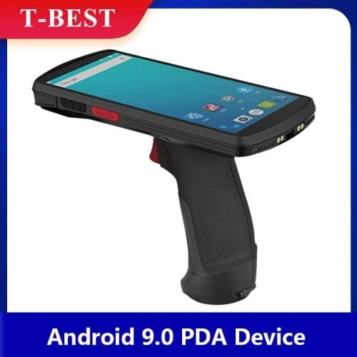 Aibecy Android 9.0 PDA Handheld POS Terminal Honey-Well 1D/2D/QR Barcode Scanner UHF Reader Data Collector Inventory Machine 4G